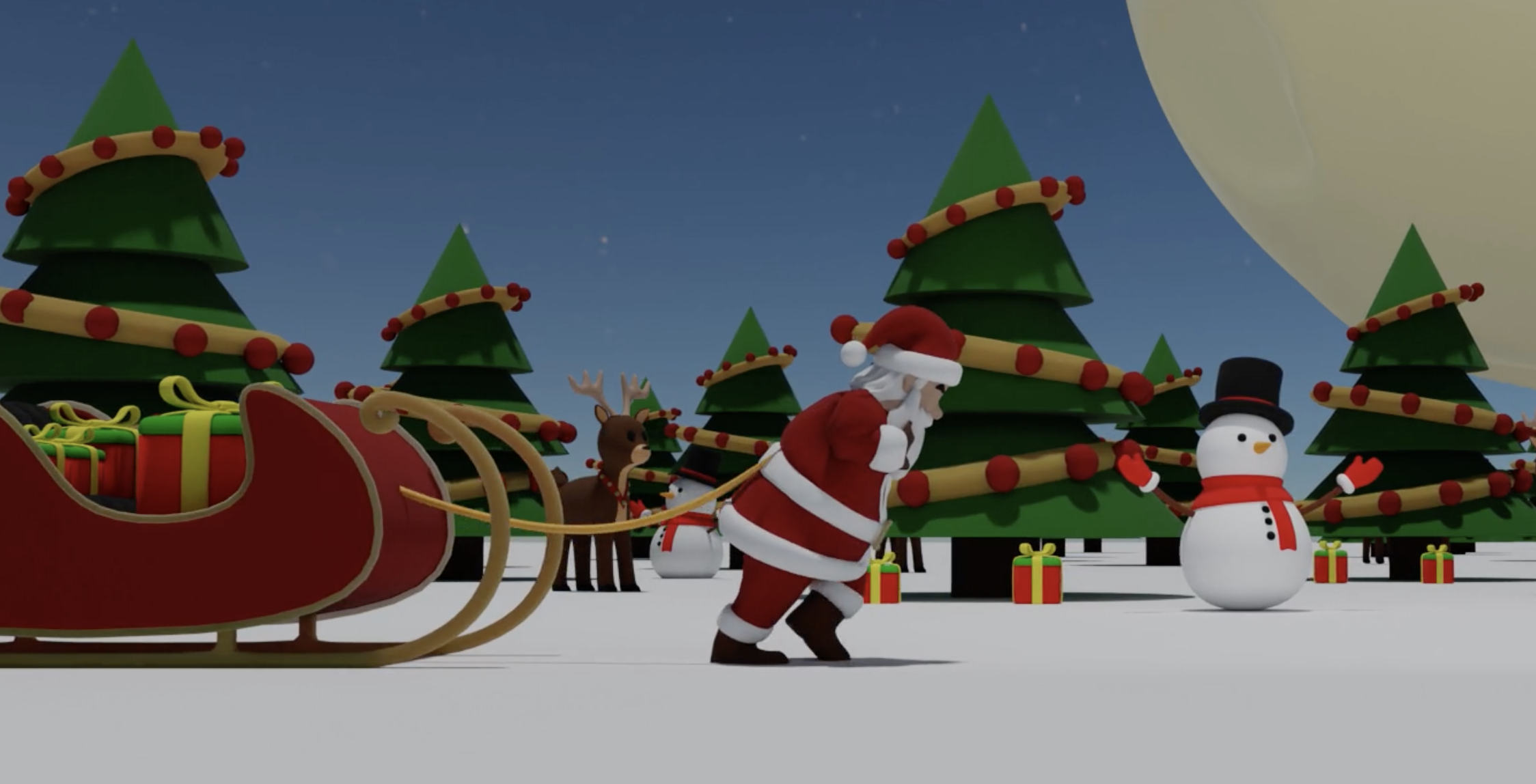 3D Santa
